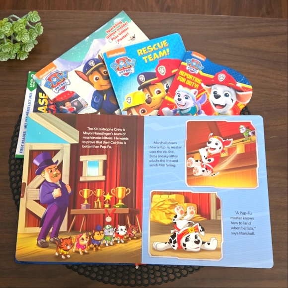 Other - Paw Patrol Book Lot Kids Reading Beginners Boys Girls Books Ryder Chase
